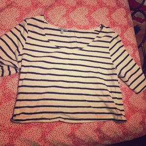 Stripped crop top